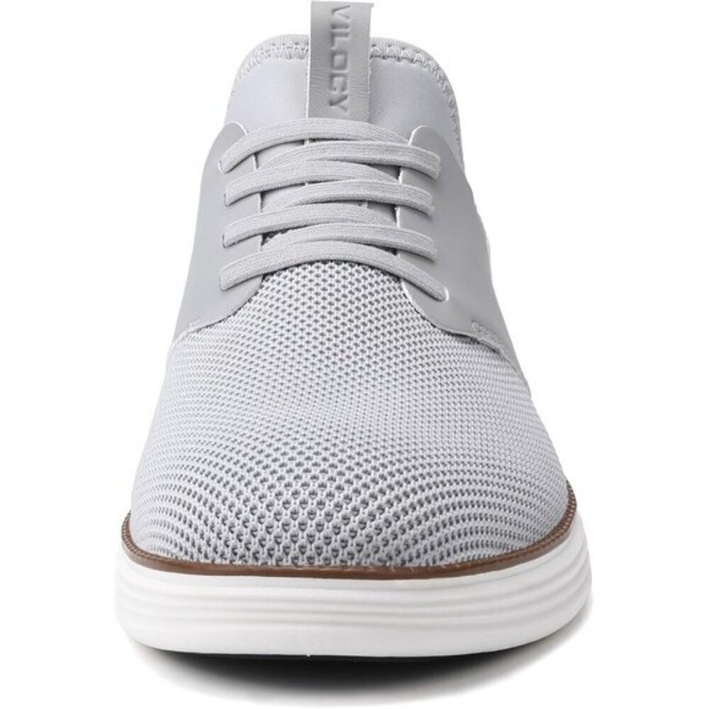 ⚡VILOCY Men's Light Grey Fashion Dress Oxfords Business Mesh Breathable Sneakers - Picture 5 of 9